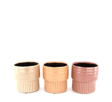 Planter ceramic Ø14x13.5cm Pink mix