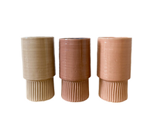 Vase ceramic Ø14x28cm Pink mix