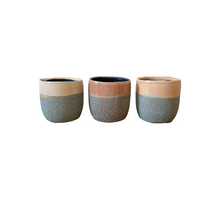 Planter ceramic Ø8x8.5cm 1pc Pink mix