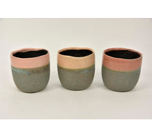 Planter ceramic Ø10x10cm 1pc Pink mix