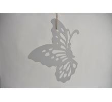 butterfly 25x30cm white laser cut