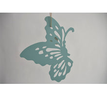 butterfly 25x30cm turquoise lasercut