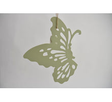 butterfly 25x30cm light green laser cut