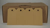 Kadolabels bruin 40x80mm doos á 1000st