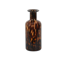 Vase glass Ø12.2x30cm Brown