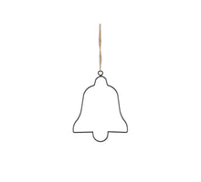 Hanger frame bell metal 16.5x21cm Black