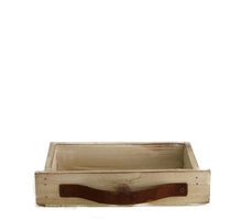 Drawer wood 19x10x4cm Antique Natural-wash