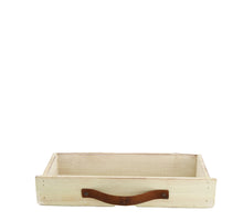 Drawer wood 28x12x5cm Antique Natural-wash