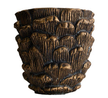 Planter cement Ø23x22.5cm Bronze