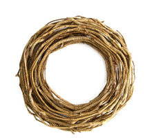 Wreath rattan Ø38x9cm Natural