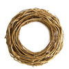 Wreath rattan Ø38x9cm Natural