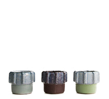 Planter ceramic Ø8x7.5cm Mixed Blue