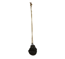 Hanger pulley iron 14x9x23cm Brown