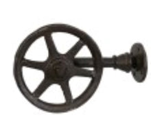 Hanger pulley iron 10x20.3x12.3cm Brown