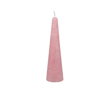 pc. 1 cone candle frosted 14 hrs. Old pink 41x150mm