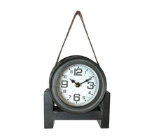 Clock iron 15x7x17cm Black