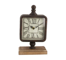 Clock iron 15x7x25.5cm Black