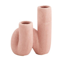 Vase porcelain 10.2x5.8x12.5cm Pink