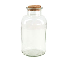 Bottle glass Ø10x20.5cm Transparent