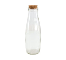 Bottle glass Ø6.5x21cm Transparent