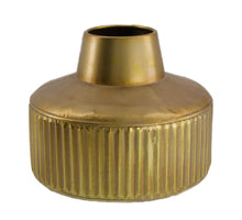 Vase metal Ø21x19cm Bronze