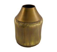 Vase metal Ø19x29cm Bronze
