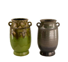 Vase ceramic 14.5x13x21.5cm Green mix