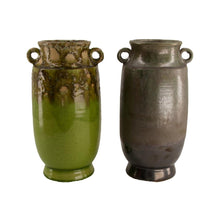 Vase ceramic 14.5x14x28cm Green mix