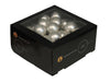 w/b. 36 glassballs/wire silver mat 40 mm