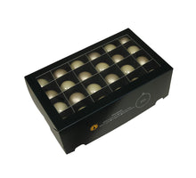 w/b. 48 glassballs/cap champagne combi 40 mm