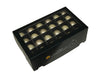 w/b. 48 glassballs/cap champagne combi 40 mm