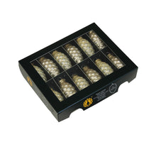 w/b. 12 glass cones/cap champagne combi 60 mm