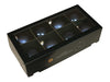 w/b. 8 glass balls/cap night blue 80 mm