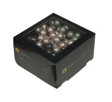w/b. 144 glassballs/wire juniper 25 mm