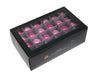 w/b. 48 glass balls/cap pink opal 40 mm