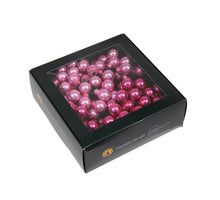 w/b. 144 glassballs/wire pink opal 20 mm