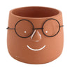 Cement planter Astrid Ø9x7cm Terra cotta