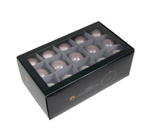 w/b. 30 glassballs/cap tuffstone 57 mm
