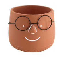 Planter cement Astrid 16x15.5x13cm Terra cotta