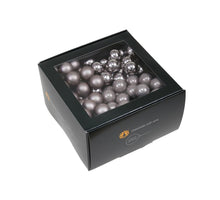 w/b. 144 glassballs/wire tuffstone 25 mm