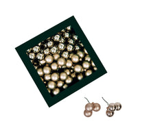 w/b. 72 glassballs/wire hazel 30 mm