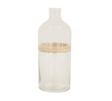 Vase glass Ø12x28.7cm Transparent