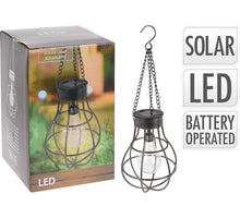 Solar Bulb Lamp Metal 18x16.5x26cm