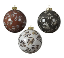 Kerstbal foam 3kl.ass - dia8cm - assortie