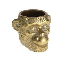 Pot cement aap goud 12x12x9.5 cm