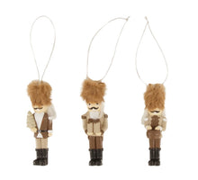 Hanger nutrcracker wood 4x2x10.5cm Mixed Natural