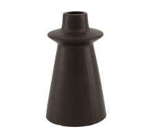 Vase ceramic Ø12x20cm Black