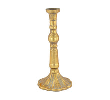 Candle holder metal Ø11x23cm Gold