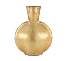 Vase metal 22x9x27cm Gold