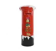Mailbox polyfibre rood 59x59x142cm